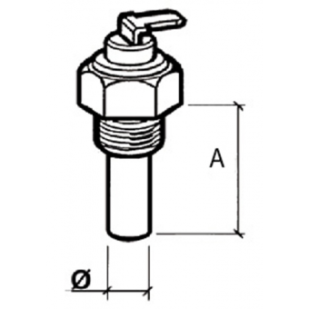 VDO VDO Sensor - Oil Temperature M14X1,5 - Range 50°-150°C