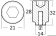 Osculati 43.260.20 - Aluminium Anode Cylinder 80/225 HP