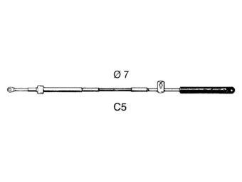 Ultraflex C5 Engine Control Cable (11') 3.36m