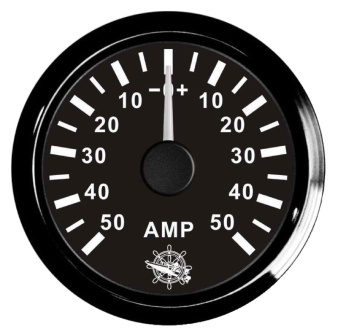 Osculati Marine Ammeters ±50A / ±80A, Ø57 mm