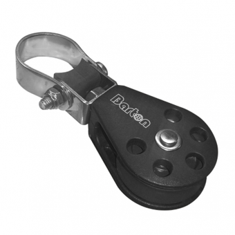 Barton N03190 – Single Stanchion Lead Block Size 3 45mm, Plain Bearing, Max Rope 10mm