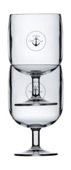 Marine Business Sailor Soul Ecozen Stackable Wine Glass 13.6cm x ø 7.3cm