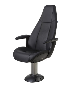 Norsap 5025 - 1100 Comfort Seat With Flat Base, Without Footrest 39/49 Black