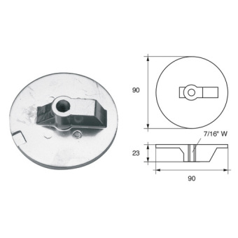 Bukh PRO L8143122 - Anode F/MERCRUISER EngineS