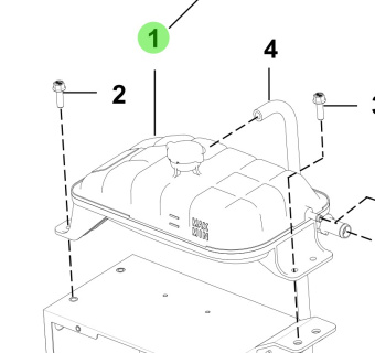 Bukh 25430-3E501 - Expansion Tank Assembly for S270J Engines