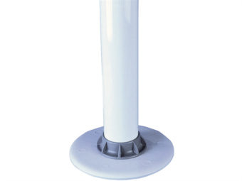 Nuova Rade 44049 - Table Pedestal, Fixed, L=770mm, Diameter 60mm, White