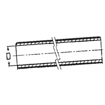 Guidi Brass Threaded Pipe 1/2"