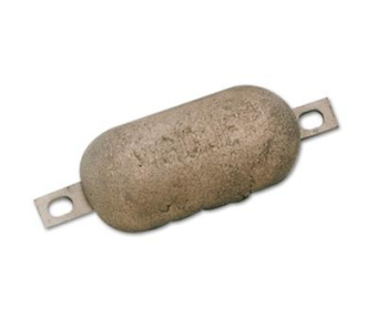 MgDuff Magnesium Weld-On Hull & Rudder Rectangular Anodes MD79 / MD78