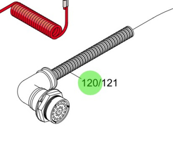 Steyr 2180074-0 - Instrument Cable Assembly for 2009 to 2011/06 Steyr Engines