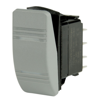 BEP 1001812 - DPDT Contura Switch - On/On, Two LEDs 12/24V