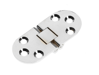 Table Hinge ROCA 71 x 30mm Stainless Steel – Flat Design with Extended Base for Reliable Table Setup