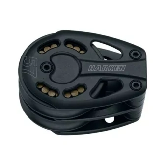 Harken 3222 - 57mm Black Magic 2-Sheave Aluminum Footblock