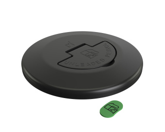 Roca 422940 Black Stainless Steel Fuel Deck Filler Cap