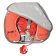 Lalizas 72078 - Set Horseshoe Lifebuoy "Quick RD" Orange, Lifebuoy Light 71325, 30m Rope, Case Gray