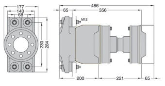 Python Drive P501-L Complete Shaft Drive System