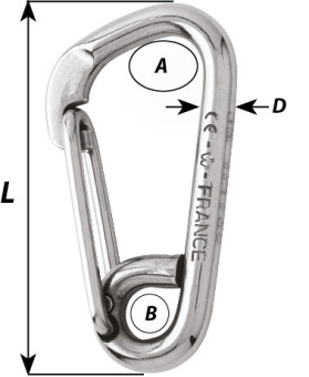 Wichard 92327 - Mooring Hook 12 X 120 mm