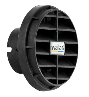 Wallas 2411 - Internally Closable Exhaust Nozzle, Ø 60mm