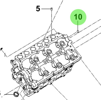Bukh 16011-12000 - Steel Ball for R210J and S270J Cylinder Head