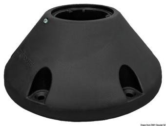 Osculati 48.707.30 - Dome Additional Base for WAVERIDER Pedestal with Seat
