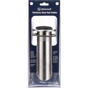 Attwood Stainless Steel Recessed Rod Holder - 0° Tilt
