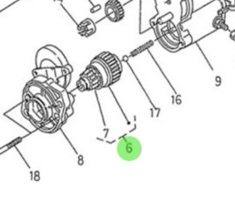 Nanni Diesel 970303994 - Starter Pinion Switch for Starter Motor Assemblies