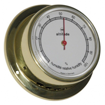 Altitude Hygrometer Brass Ø71 mm