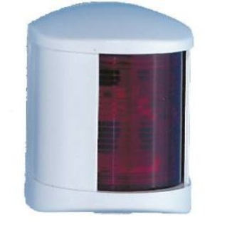 Trem Red Navigation Light - White Plastic Cover