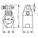 Euromarine Opening Clamp For A4 Tube ø30mm