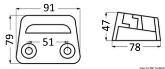 Osculati 43.541.31 - Aluminium Leg Anode OMC Cobra DuoProp