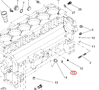 Northern Lights R43621 - ORIFICE, PISTON COOLING