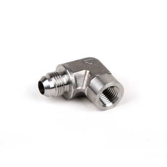 Sea Recovery 1317011769 90° -6 Flare x 1/4" FPT Stainless Steel Elbow, 37° Flare