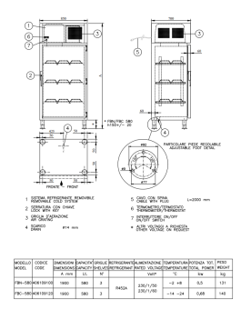 Baratta FBN-580 Marine Refrigerators Freezers