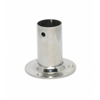 FNI Stainless Steel 90° Round Base Plate Ring, Ø22–25 mm