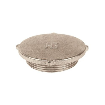 Guidi KIT1158 Water Strainer Cover with Neoprene O-Ring, Nickel-Plated Brass, BSPP, 3/8"–1"