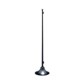Nuova Rade 43226 - Flag Staff With Vertical & Horizontal Base, L.290mm, Black