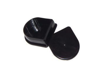 Dockedge End Plug Large Black (2 pcs)