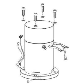 Quick 3.3 Kw 12V Motor With Thermal Protection For BTQ 185-65 Kgf