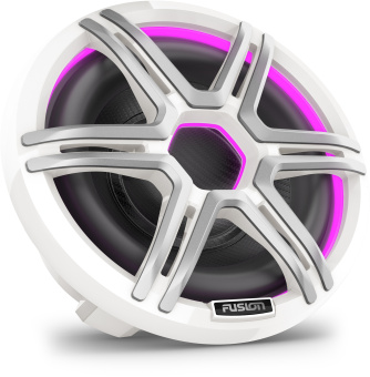 Fusion Apollo Marine Subwoofer with Sports White Grille CRGBW LED