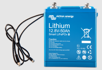 Victron Energy BAT512050610 - LiFePO4 Battery 12, 8V/50Ah Smart