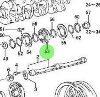 Nanni Diesel 970312152 - No. 1 Idler Gear for Crankshaft and Piston Assembly