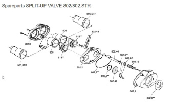 RM69 802.8 - Gasket Between Valve And Toilet Pump