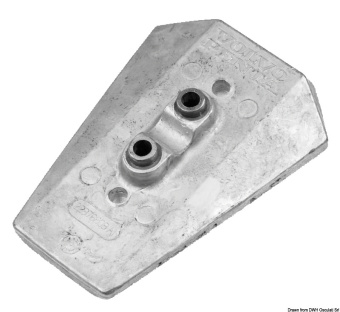 Tecnoseal 23520859 23520860 Volvo Penta Trim Tab Anode for DPI Drive