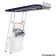 Osculati 48.195.05 - Professional T-Top 2000x1600 white / blue fabric