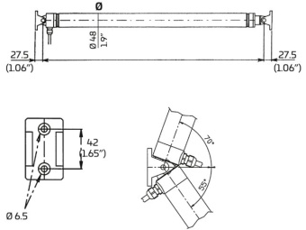 Ultraflex AV 3024 Hatchlifter - Stroke 300 mm (12") - 24V