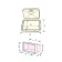 Nuova Rade 196571 - Classic Storage Hatch W/Lock, White, 275x375mm