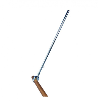 Foresti & Suardi Flagpole Chrome with Railing Fitting ø 2.5 cm Length 80 cm
