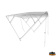 Trem O2844240 - Bimini Tops White 4 Arches 240-255 cm 150 cm Trem O2844240 - Bimini Tops White 4 Arches 240-255 cm 150 cm