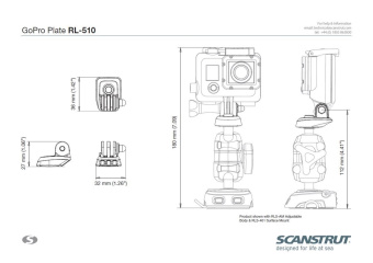 Scanstrut RL-510 ROKK Mini Top GoPro And Garmin VIRB Holder