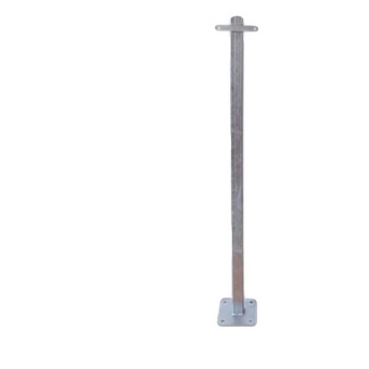 Pole for Life Buoy Cabinet Basic Steel with Base Plate 1,5m