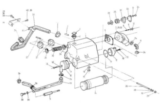 Nanni Diesel 970304072 - CLAMP for 2.50HE/4.220HE/5.280HE/4.330TDI